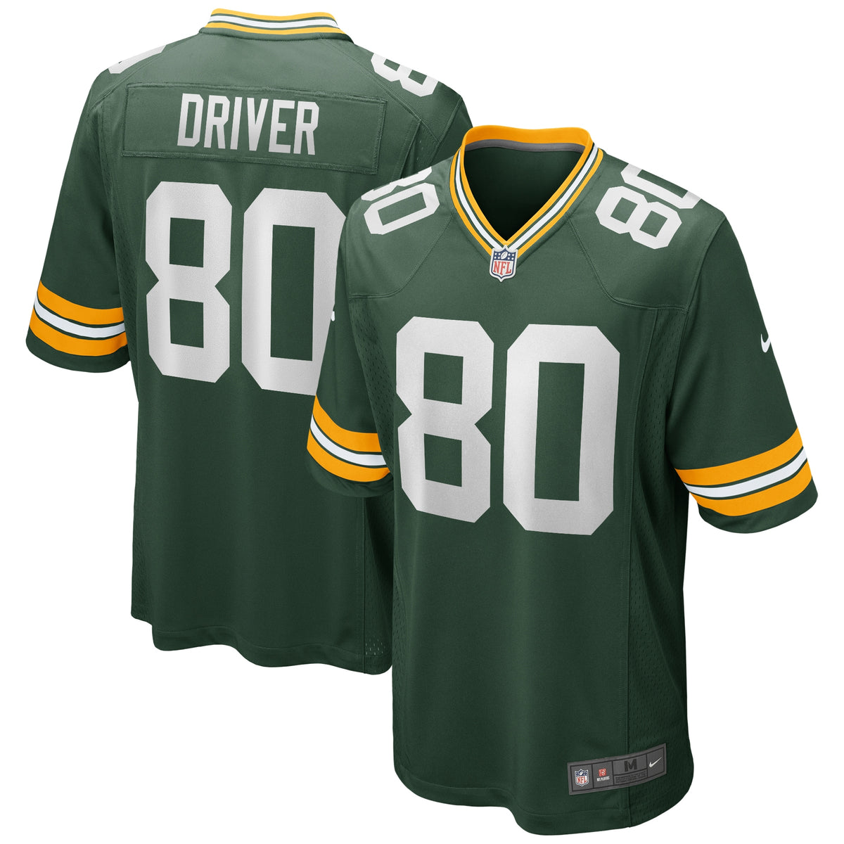 Donald Driver Green Bay Packers Nike Game Retired Player Jersey Green