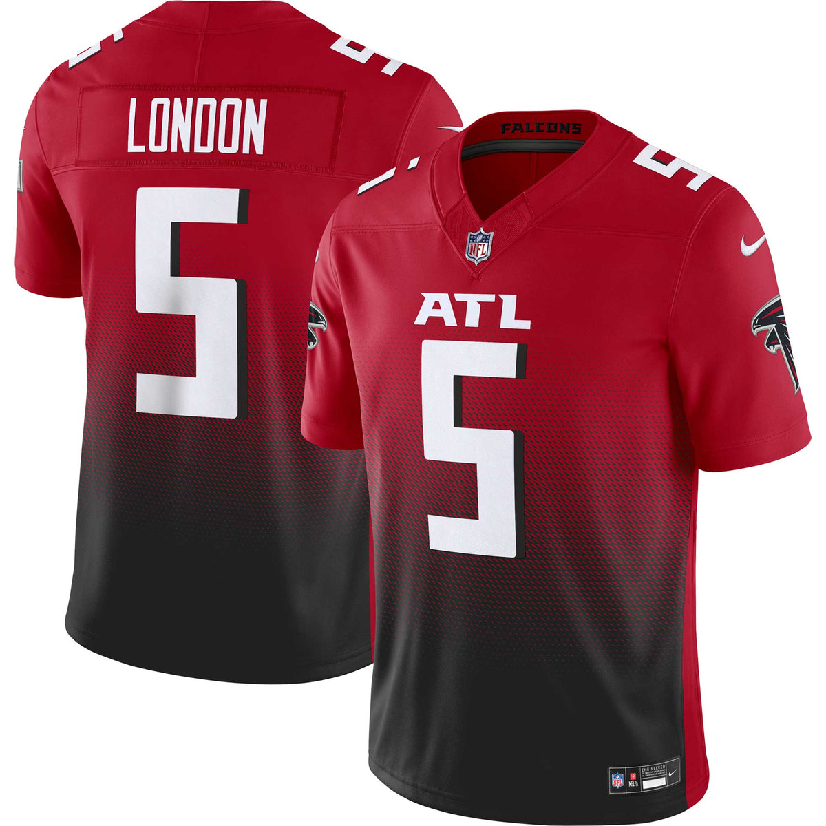 Drake London Atlanta Falcons Nike Vapor F.U.S.E. Limited Jersey Red