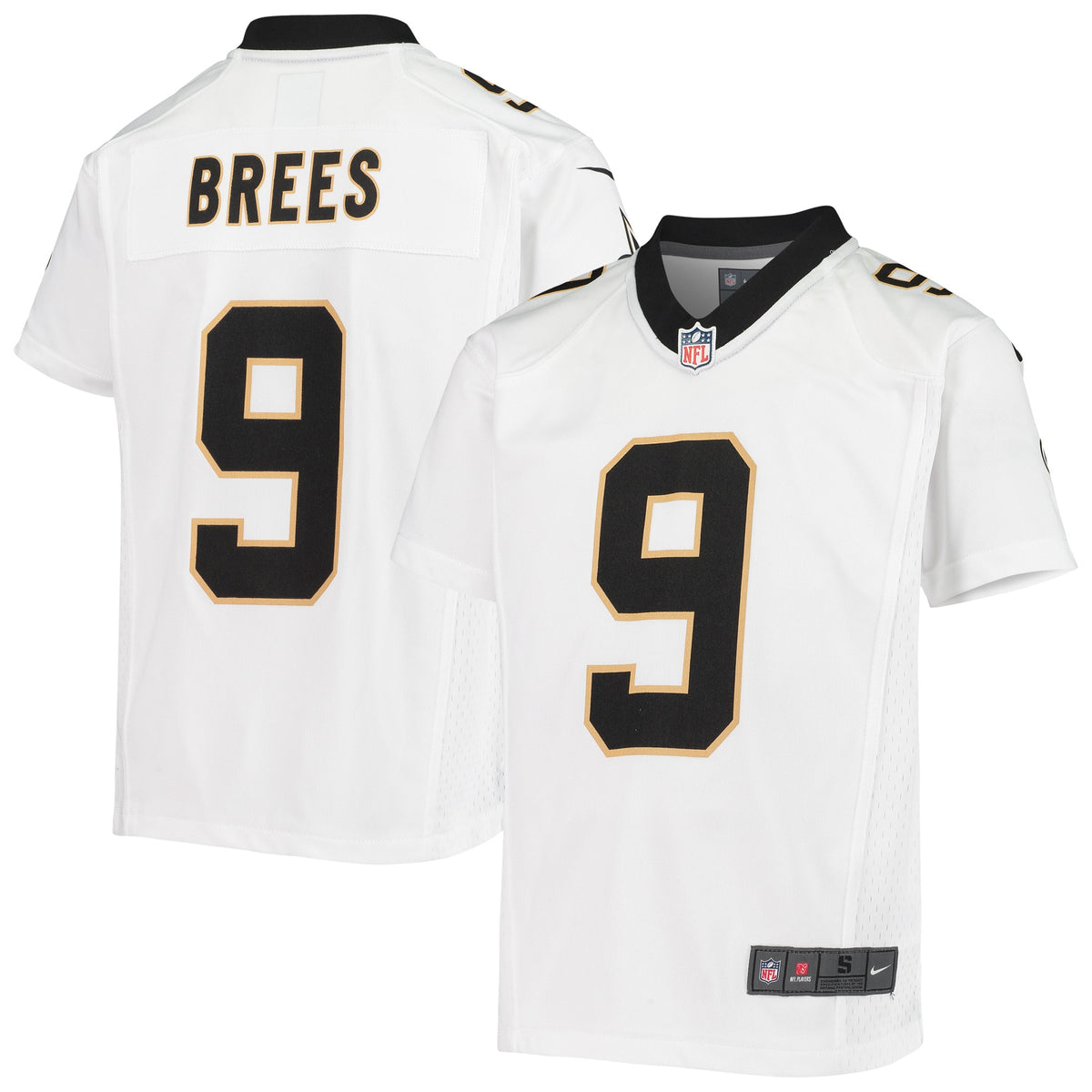 Drew Brees New Orleans Saints Nike Youth Game Jersey White