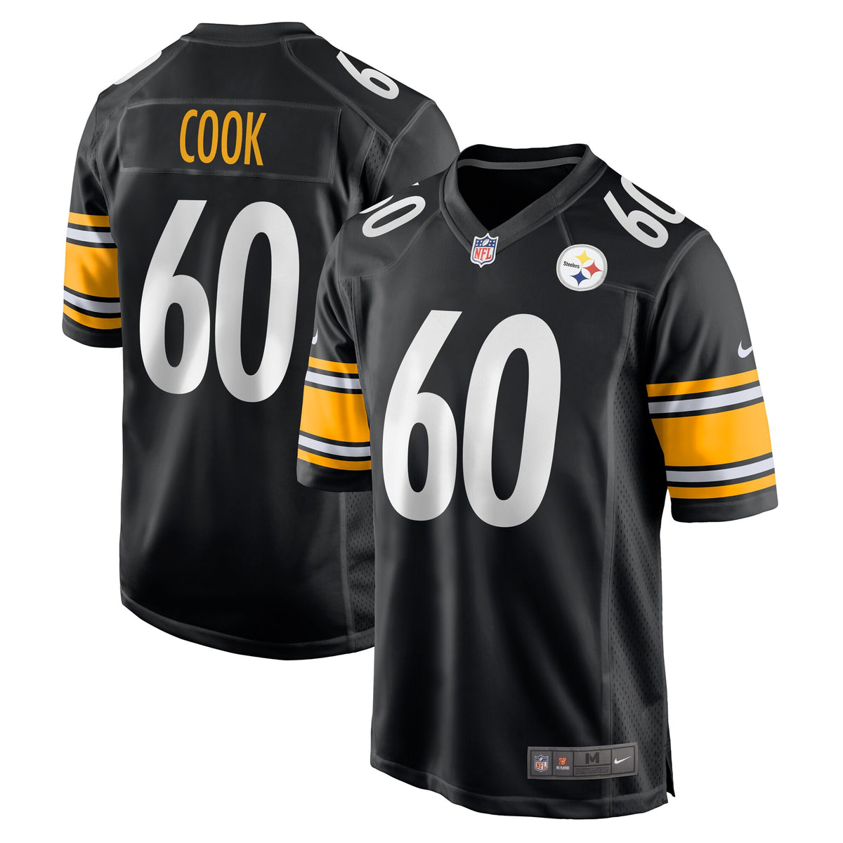 Dylan Cook Pittsburgh Steelers Nike Game Jersey Black