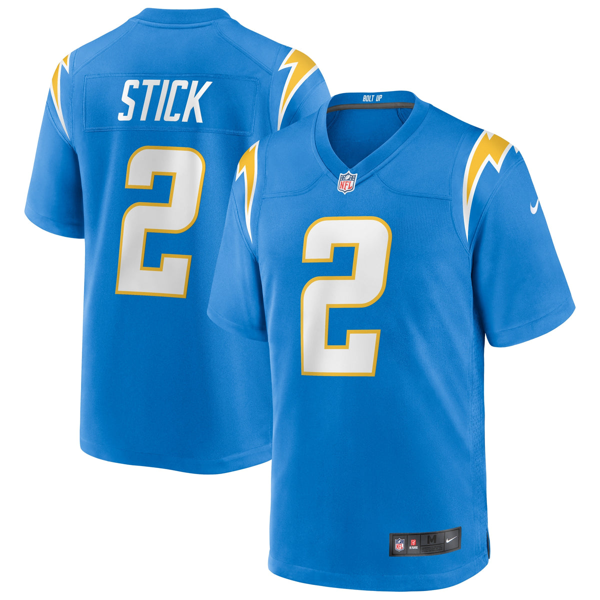 Easton Stick Los Angeles Chargers Nike Game Jersey Powder Blue