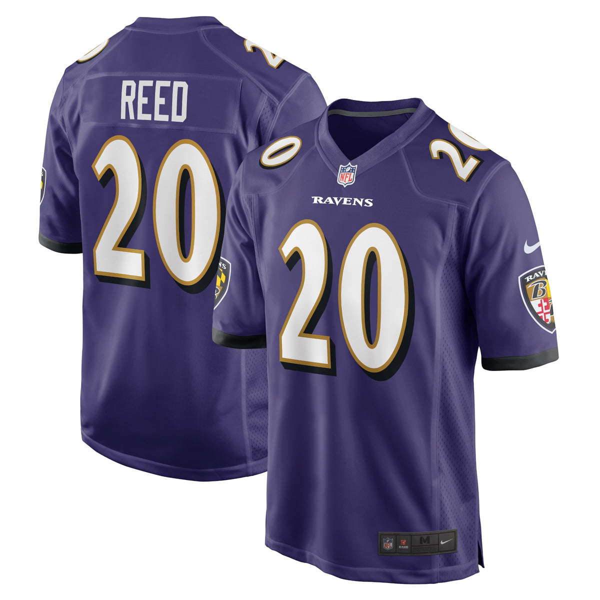 Ed Reed Baltimore Ravens Nike Retired Player Game Jersey Purple