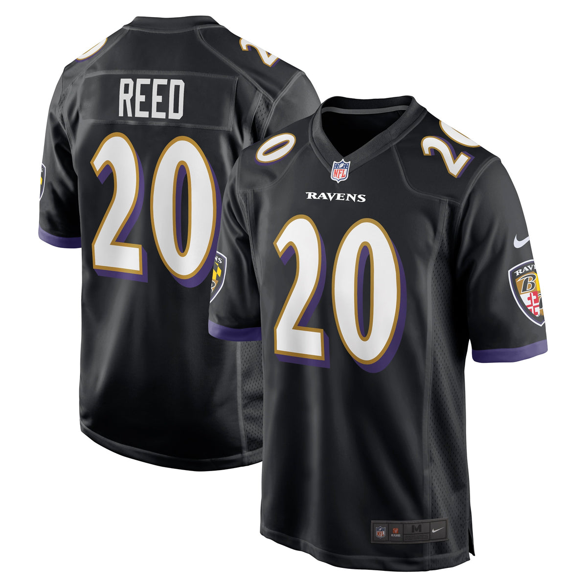 Ed Reed Baltimore Ravens Nike Retired Player Jersey Black