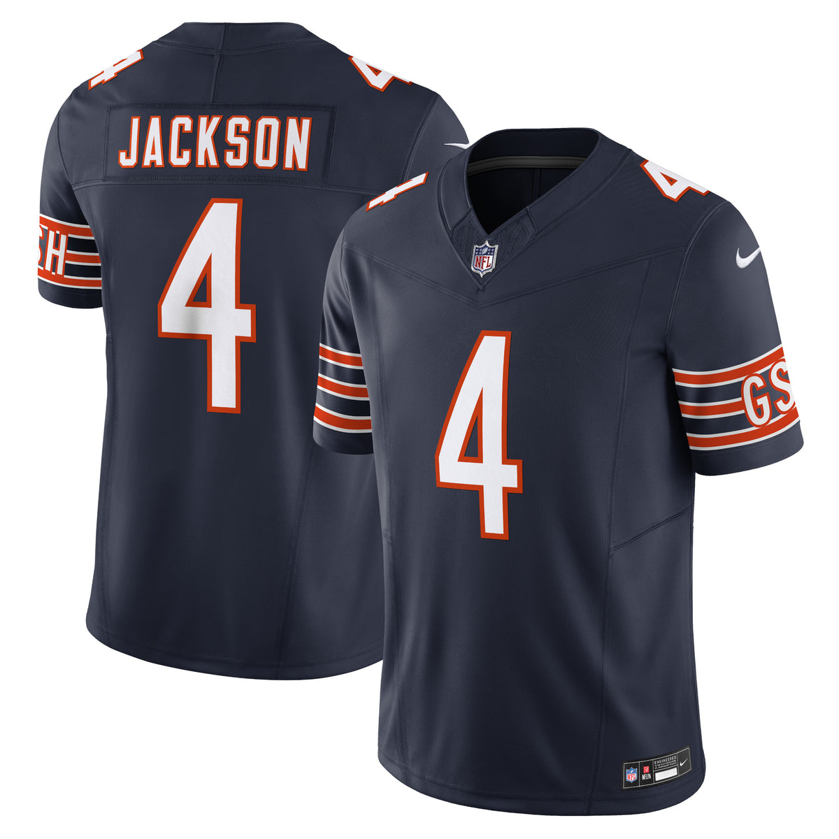 Eddie Jackson Chicago Bears Nike Vapor F.U.S.E. Limited Jersey Navy