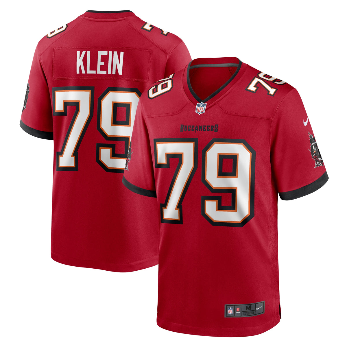 Elijah Klein Tampa Bay Buccaneers Nike Game Jersey Red