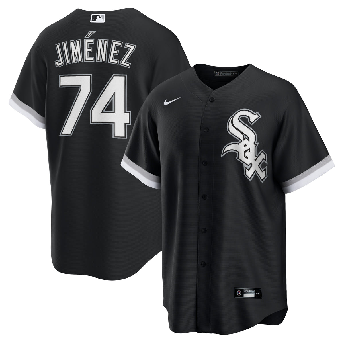 Eloy Jimenez Chicago White Sox Nike Alternate Replica Player Name Jersey Black