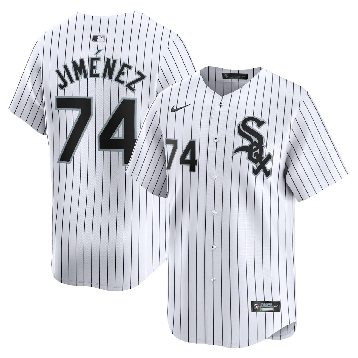 Eloy Jimenez Chicago White Sox Nike Home Limited Player Jersey White