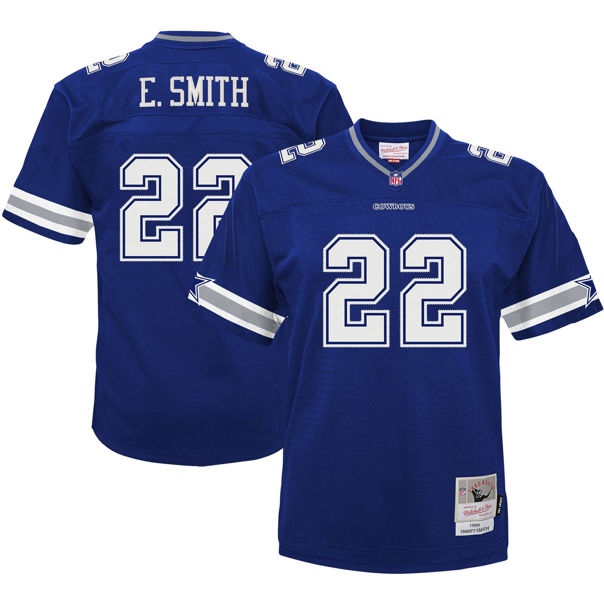 Emmitt Smith Dallas Cowboys Mitchell Ness Preschool 1996 Retired Player Legacy Jersey Navy