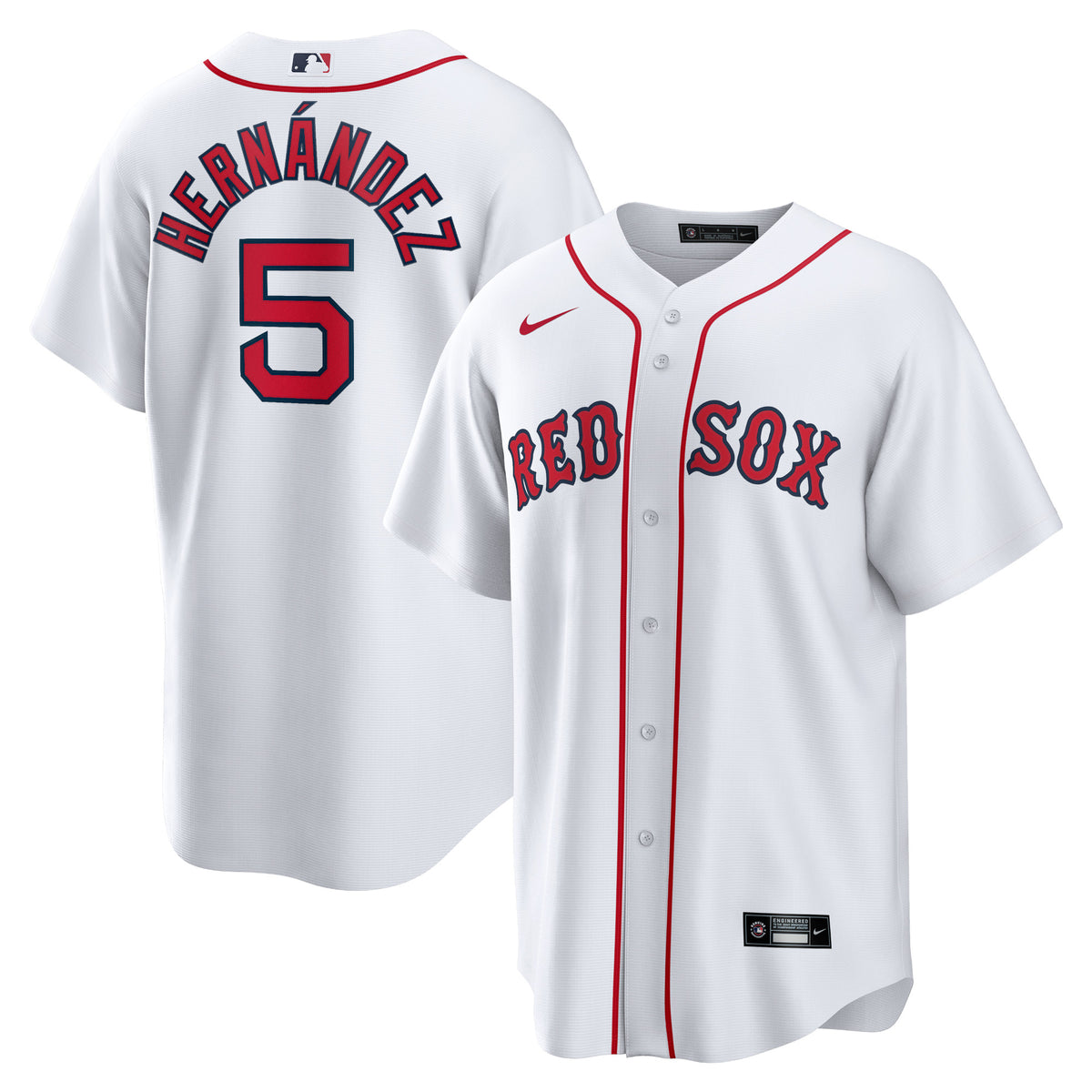 Enrique Hernandez Boston Red Sox Nike Home Official Replica Player Jersey White