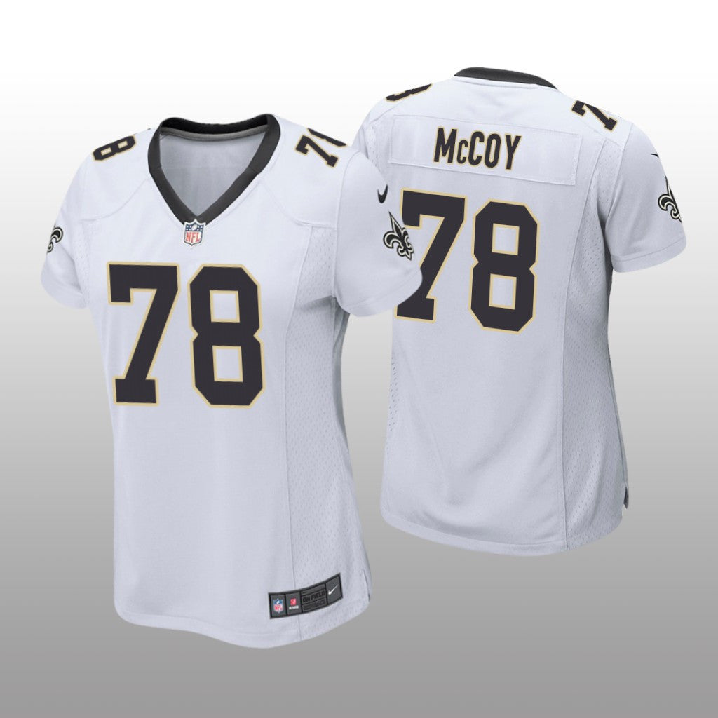 Erik McCoy New Orleans Saints White Draft Game Jersey