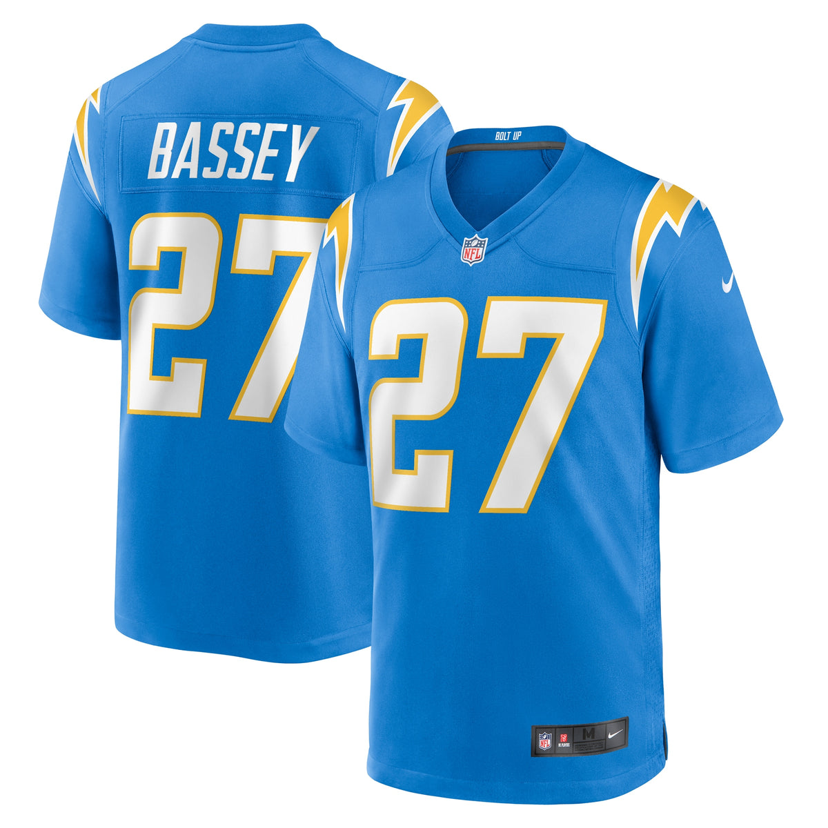 Essang Bassey Los Angeles Chargers Nike Game Jersey Powder Blue