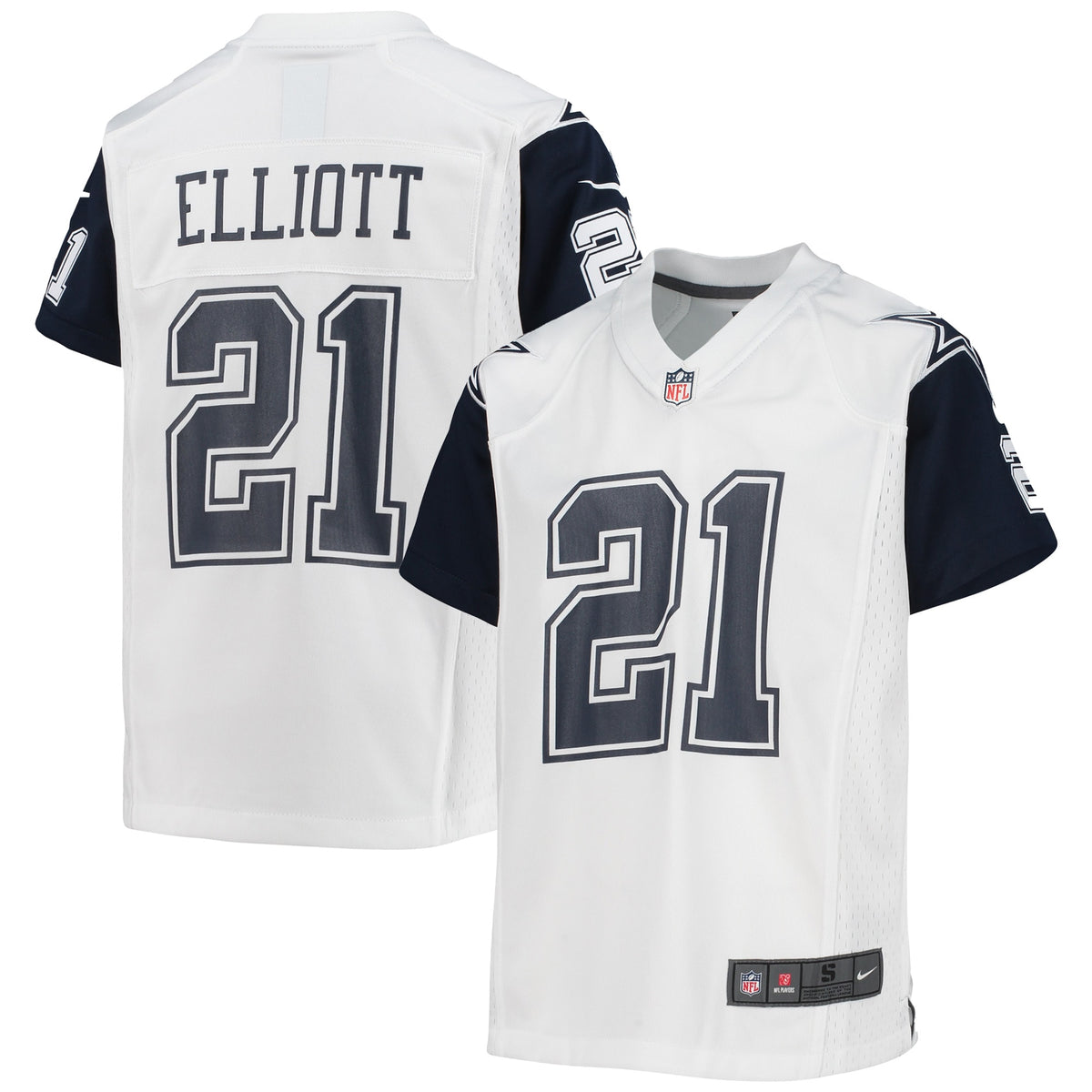Ezekiel Elliott Dallas Cowboys Nike Youth Alternate Game Jersey White