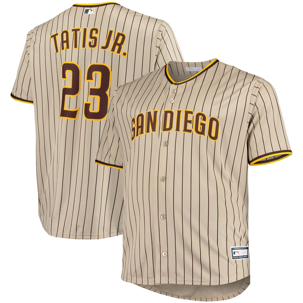 Fernando Tatis Jr. San Diego Padres Big Tall Replica Player Jersey Sand
