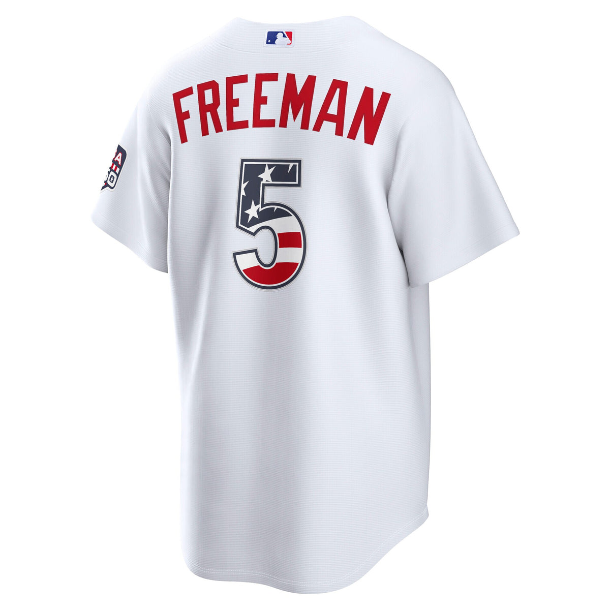 Fourth of July Men's Los Angeles Dodgers Freddie Freeman Nike White USA 250 Stadium Jersey