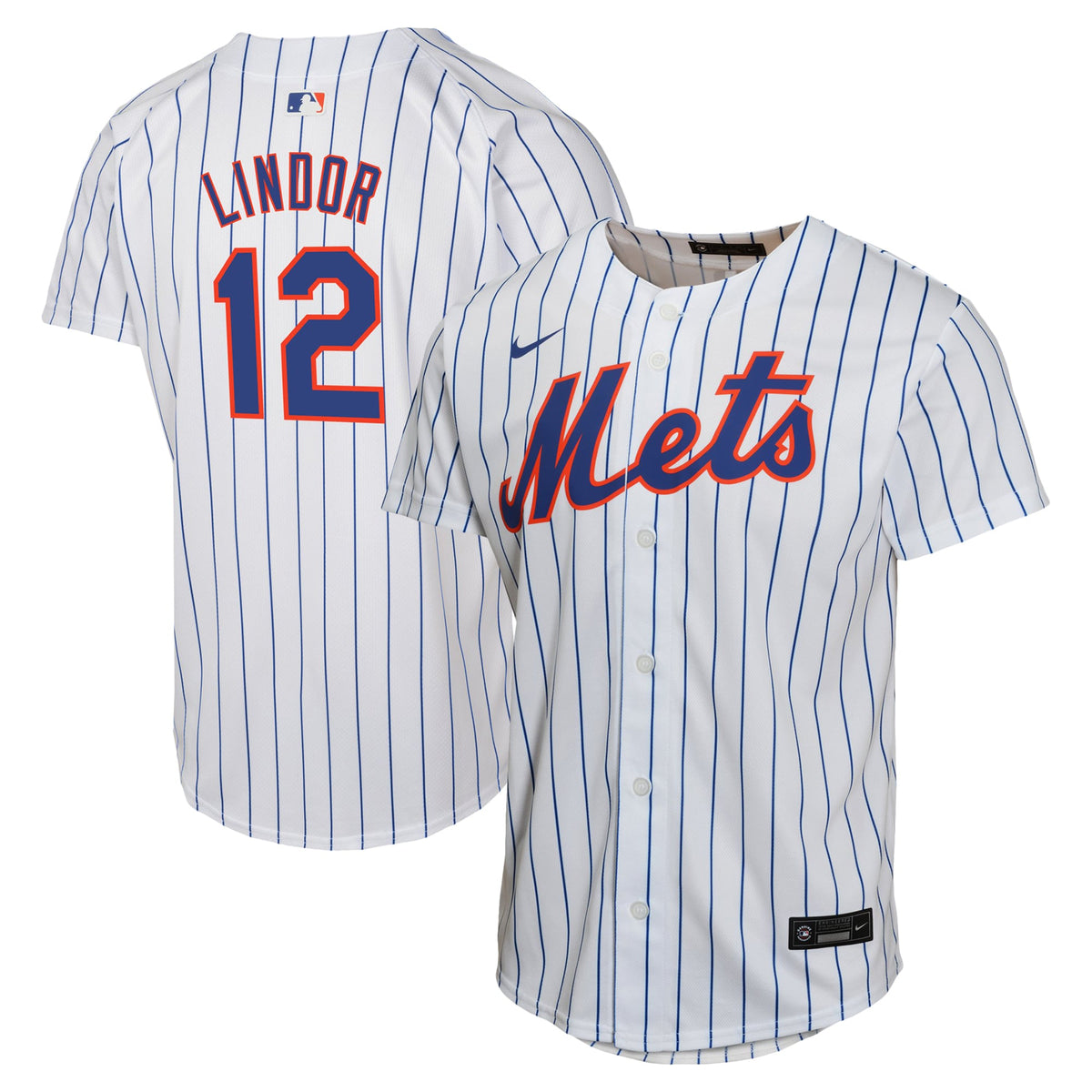Francisco Lindor New York Mets Nike Youth Home Game Player Jersey White