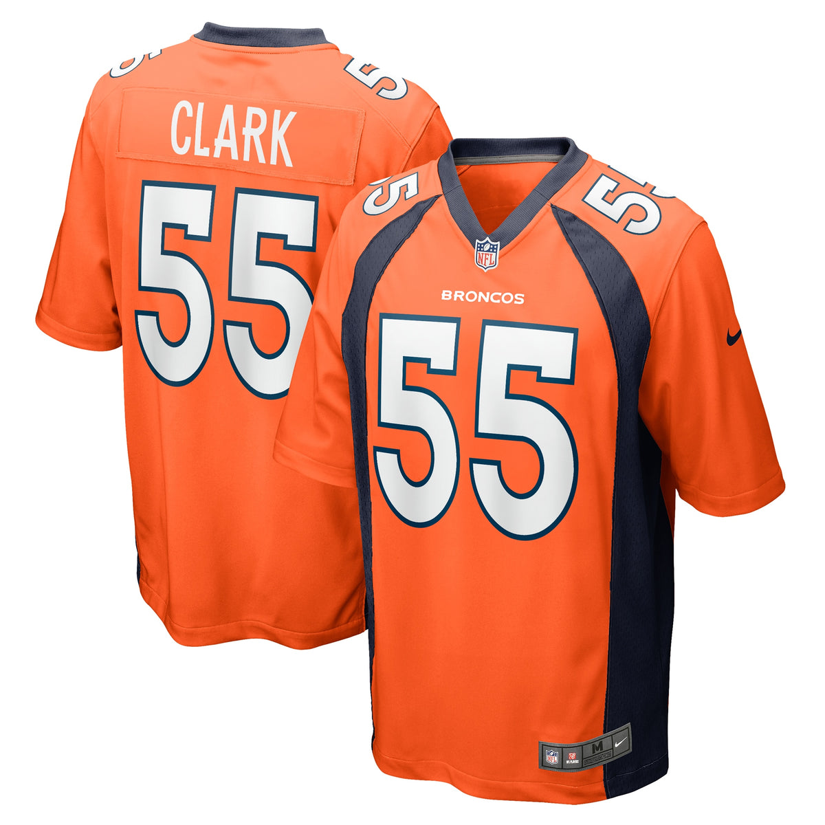 Frank Clark Denver Broncos Nike Team Game Jersey Orange