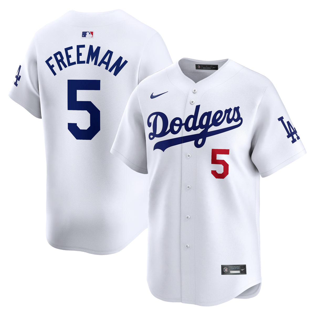 Freddie Freeman Los Angeles Dodgers Nike Home Limited Player Jersey White