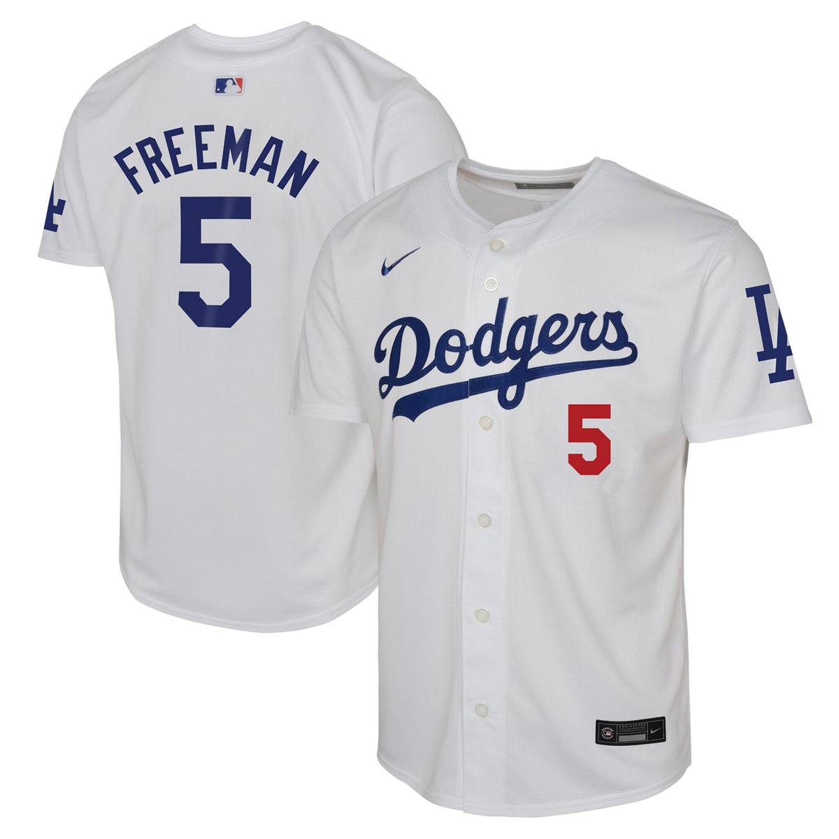 Freddie Freeman Los Angeles Dodgers Nike Youth Home Limited Player Jersey White