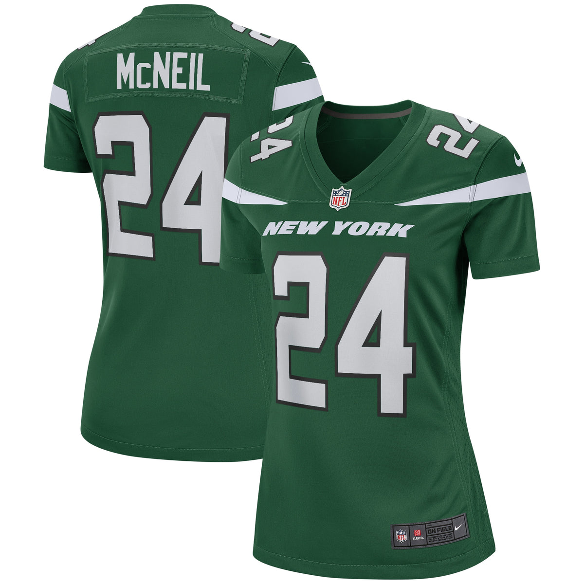 Freeman McNeil New York Jets Nike Women's Game Retired Player Jersey Gotham Green