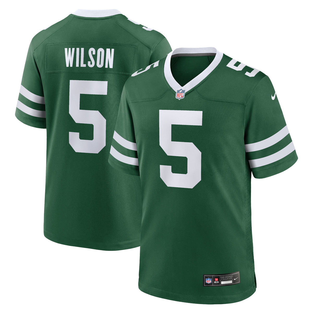 Garrett Wilson New York Jets Nike Game Jersey Legacy Green