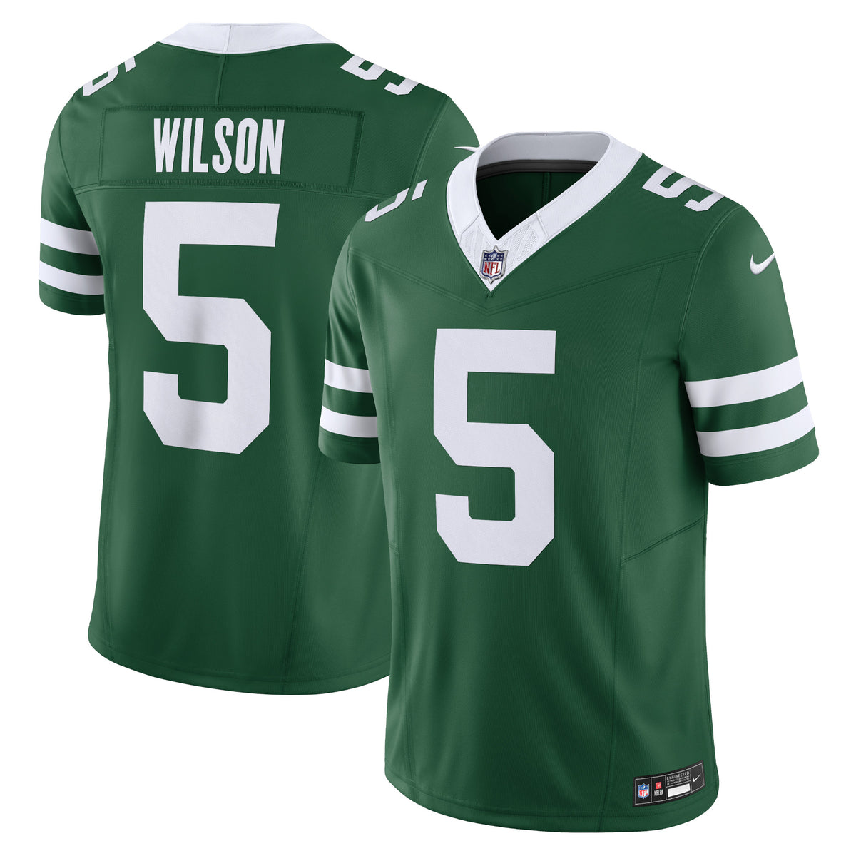 Garrett Wilson New York Jets Nike Vapor F.U.S.E. Limited Jersey Legacy Green