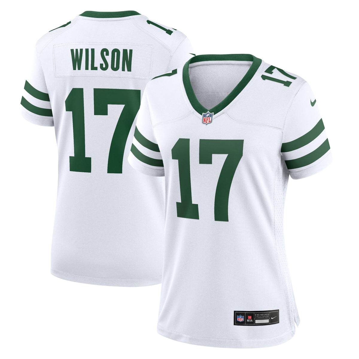 Garrett Wilson New York Jets Nike Women's Game Jersey Legacy White