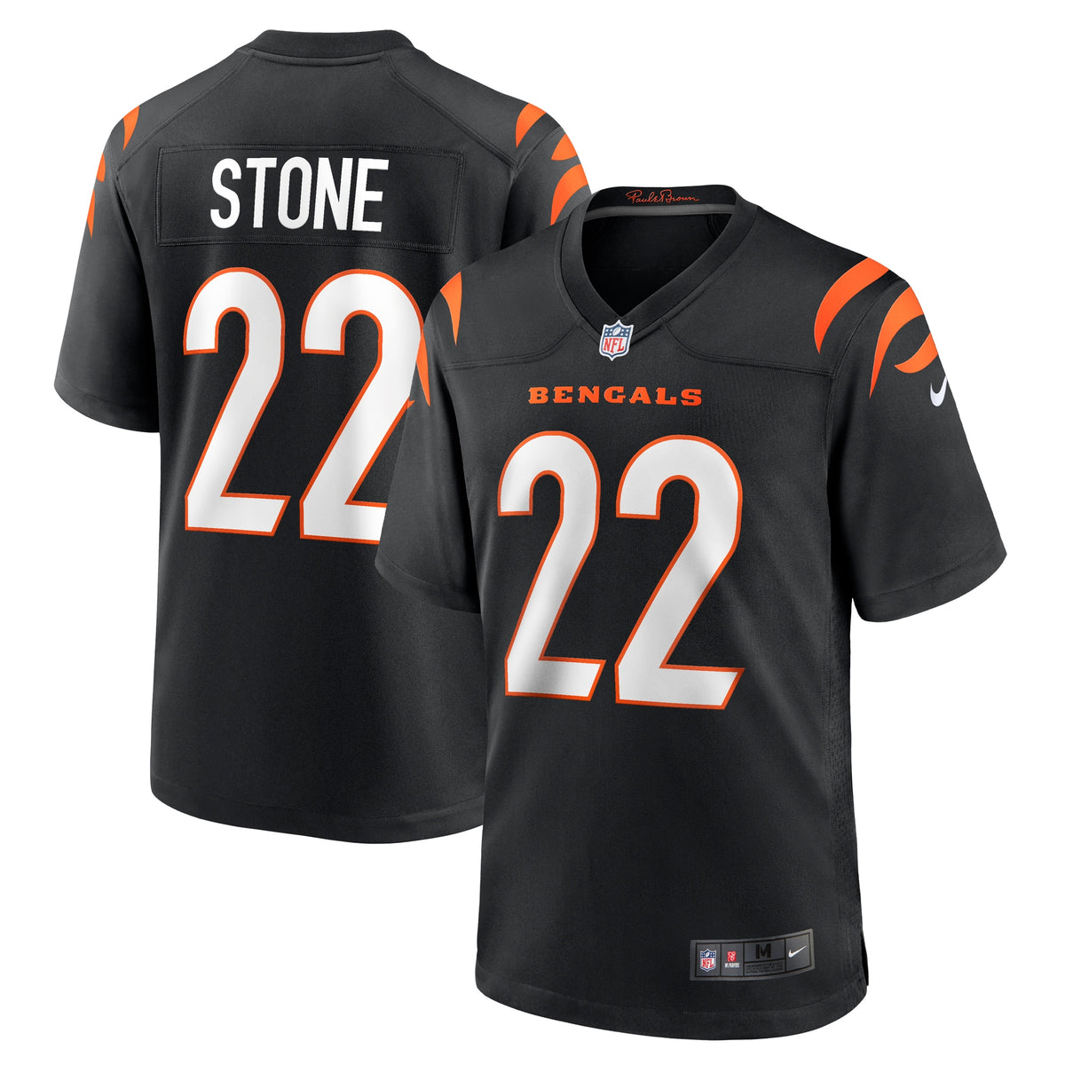 Geno Stone Cincinnati Bengals Nike Game Jersey Black