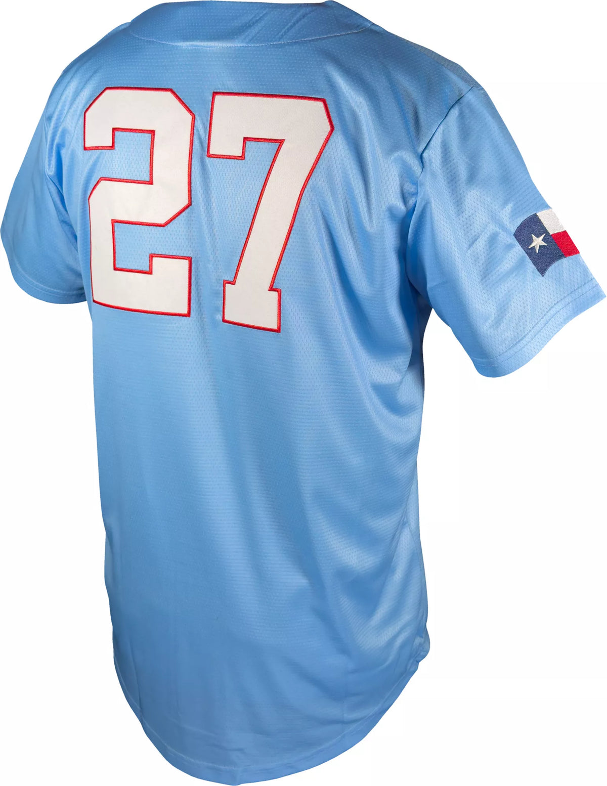 Genuine Collective Men's Houston Cougars Light Blue Replica Baseball Jersey