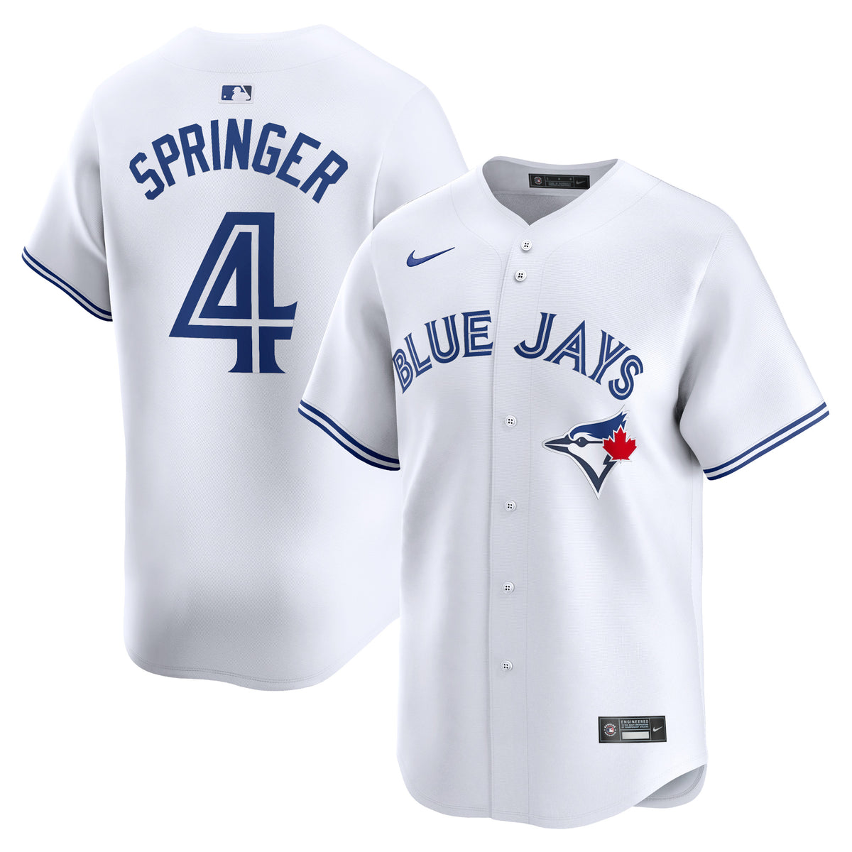 George Springer Toronto Blue Jays Nike Home Limited Player Jersey White