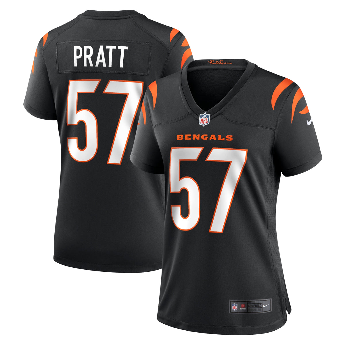 Germaine Pratt Cincinnati Bengals Women's Nike Game Jersey Black