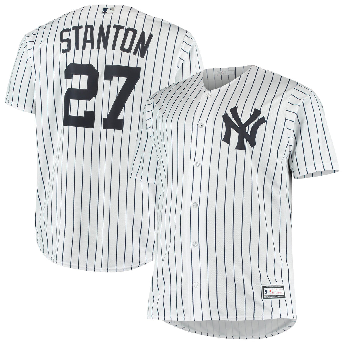 Giancarlo Stanton New York Yankees Big Tall Replica Player Jersey White