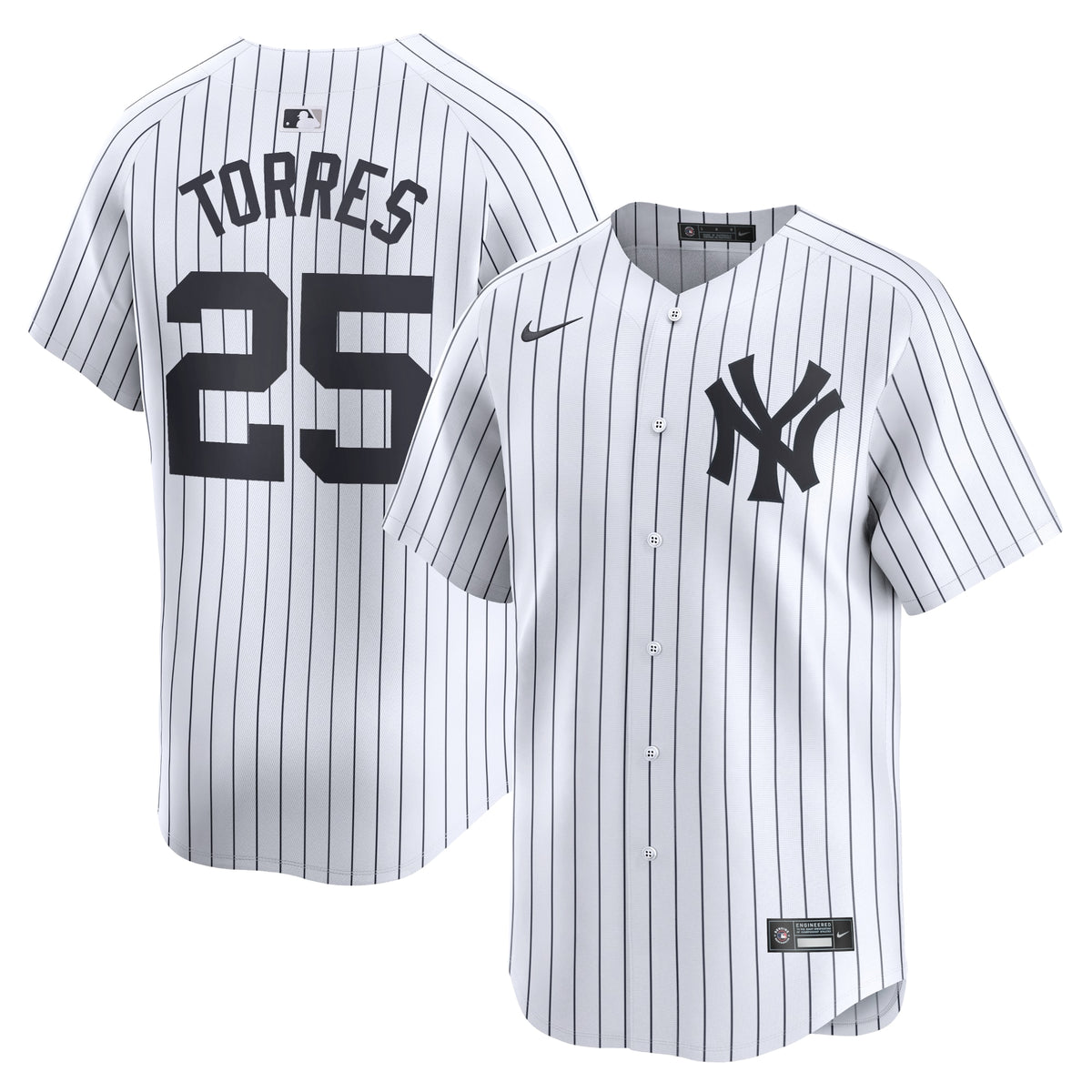 Gleyber Torres New York Yankees Nike Home Limited Player Jersey White