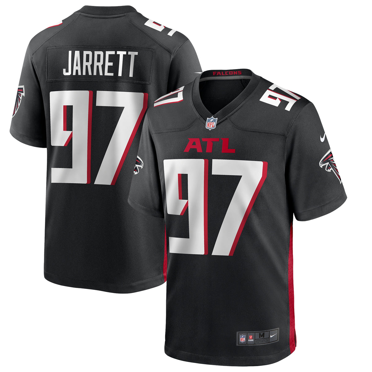 Grady Jarrett Atlanta Falcons Nike Game Player Jersey Black