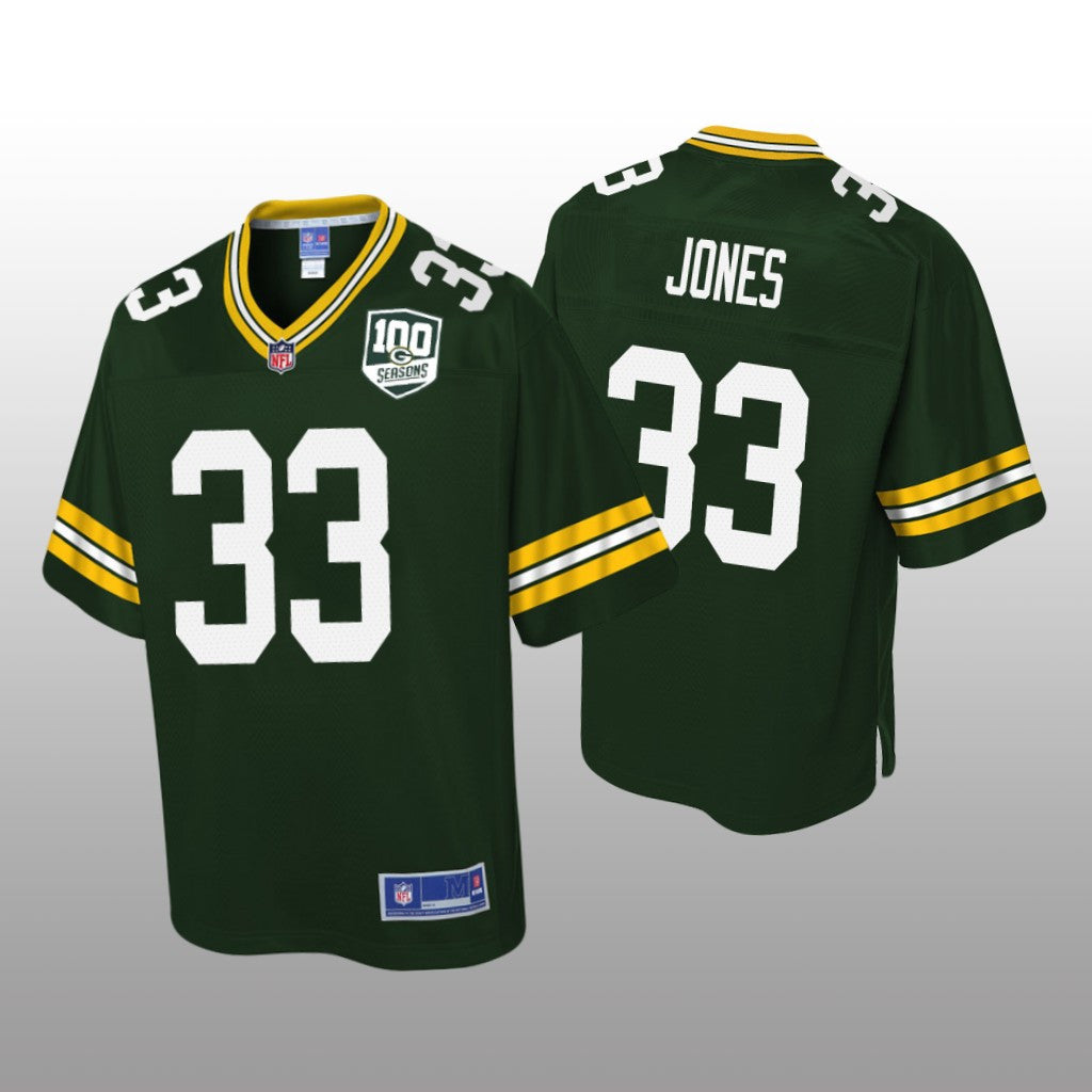 Green Bay Packers #33 Green Aaron Jones Pro Line Jersey Youth