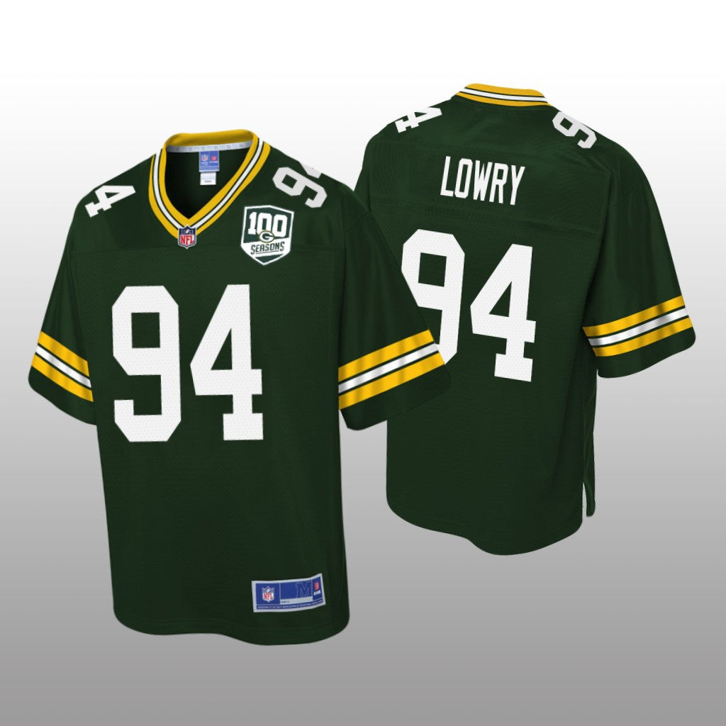 Green Bay Packers #94 Green Dean Lowry Pro Line Jersey Youth
