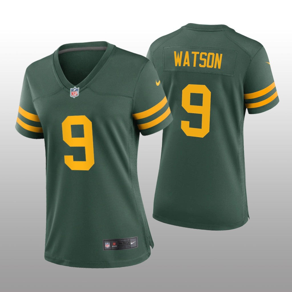 Green Bay Packers Christian Watson Green Jersey Alternate Game Women's