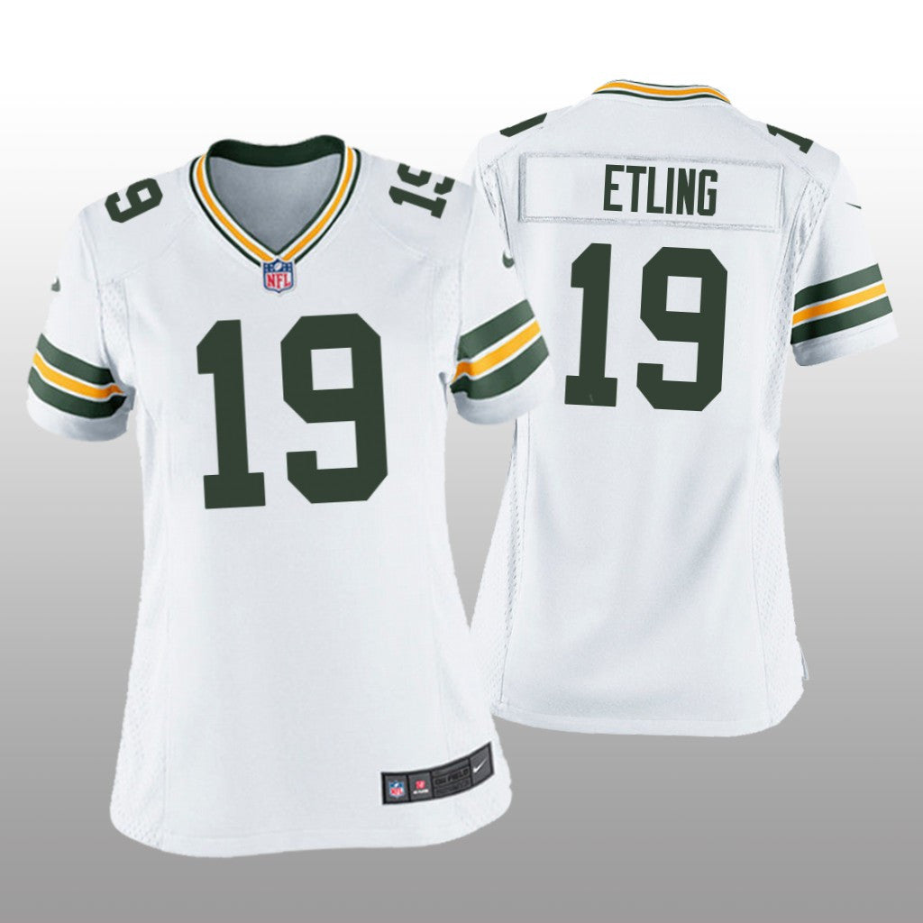 Green Bay Packers Danny Etling White Jersey Game Women's