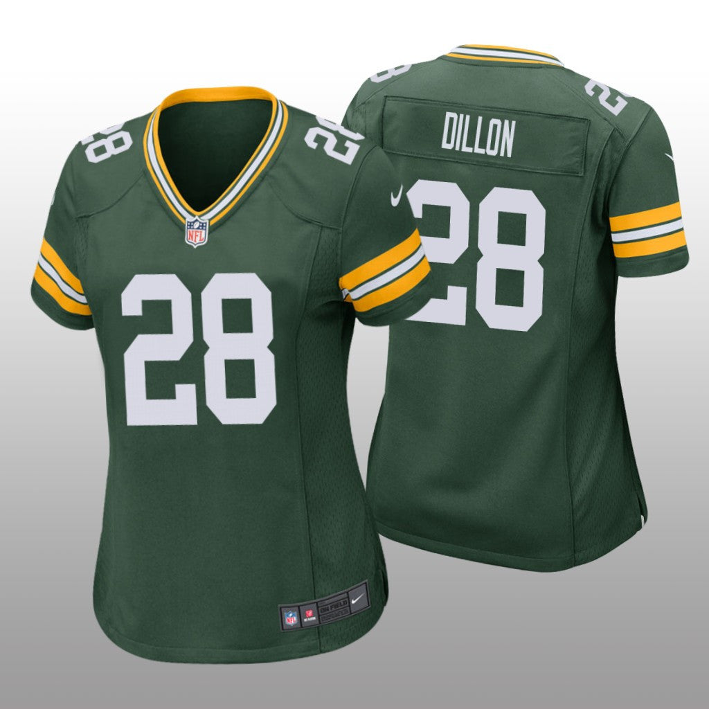 Green Bay Packers Green Draft A.J. Dillon Game Jersey