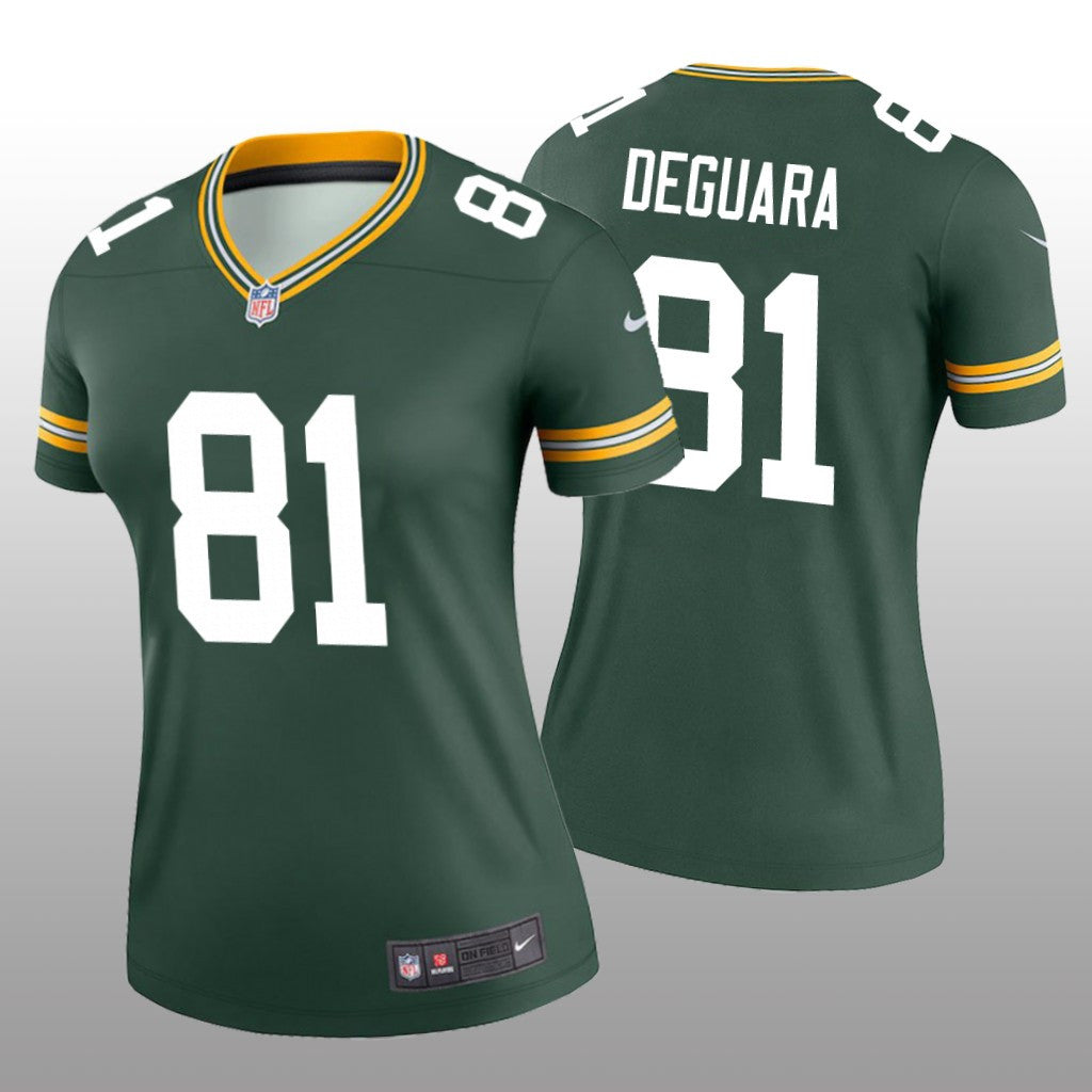 Green Bay Packers Josiah Deguara Green Jersey Legend Women's