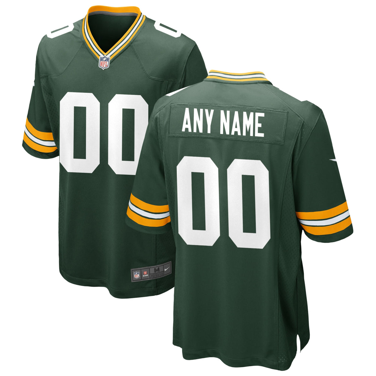 Green Bay Packers Nike Custom Game Jersey Green