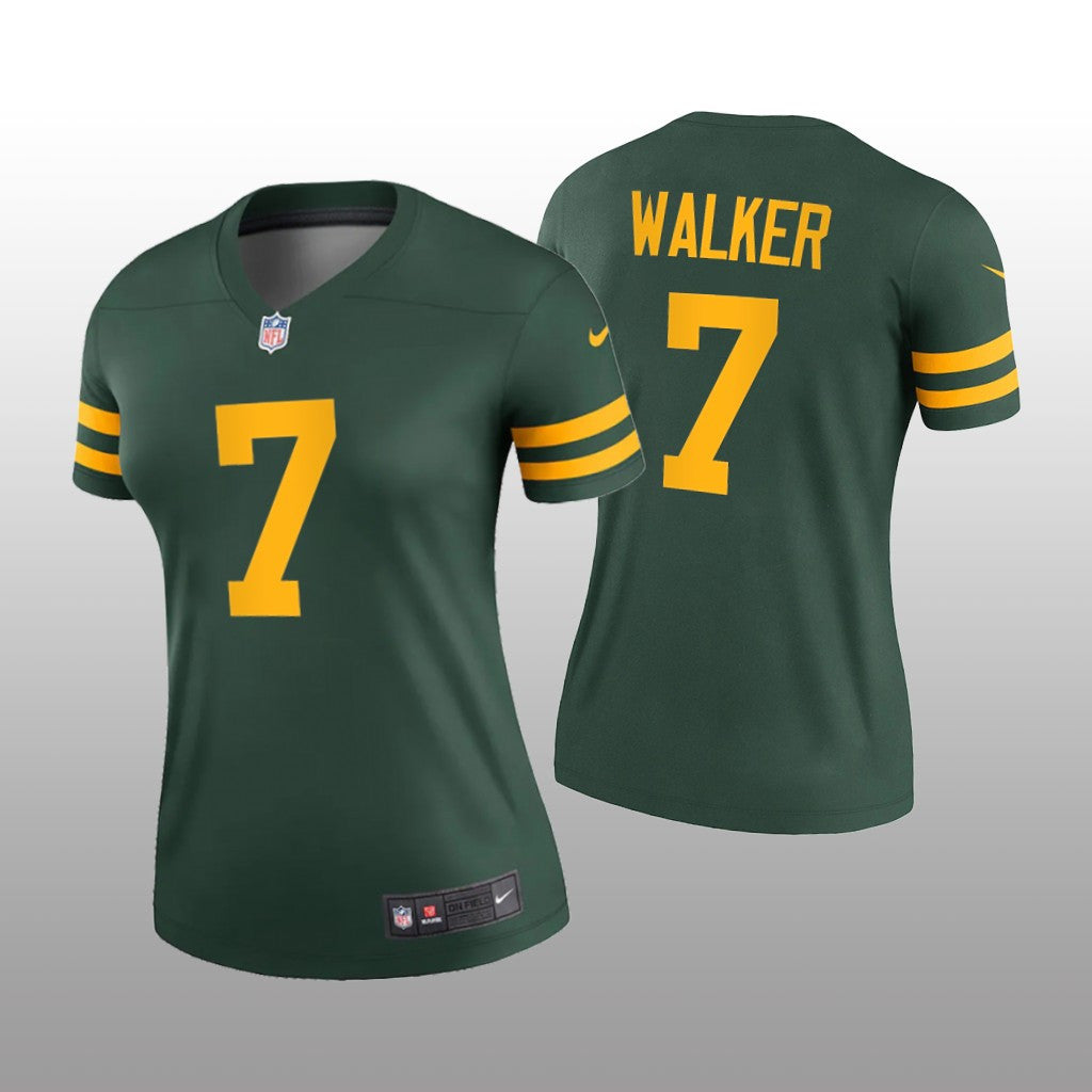 Green Bay Packers Quay Walker Green Jersey Alternate Legend Women's
