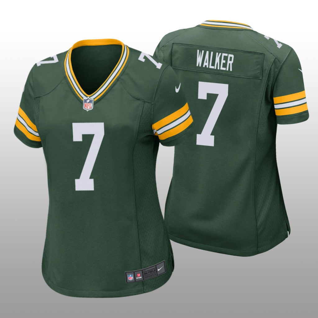 Green Bay Packers Quay Walker Green Jersey Game Women's
