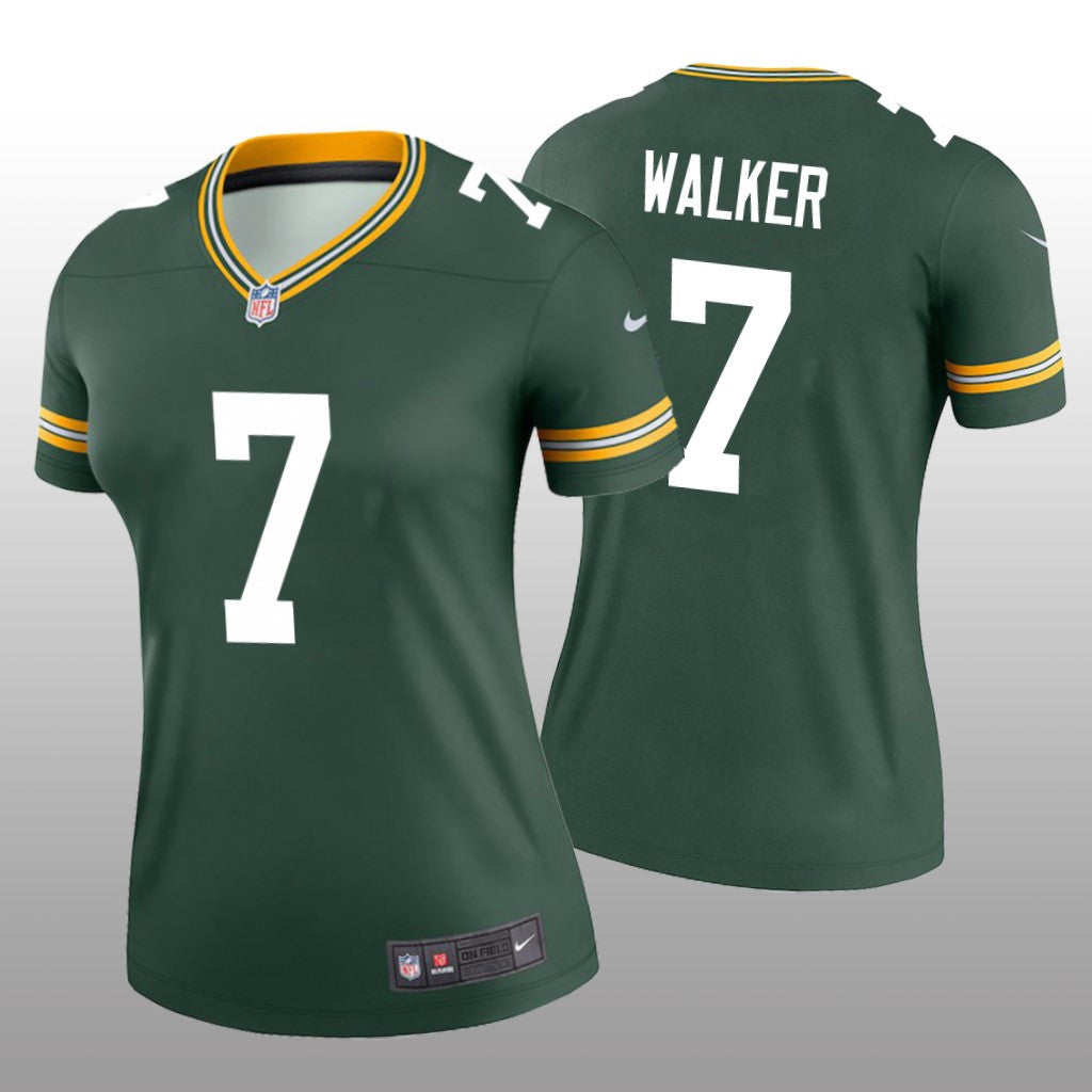 Green Bay Packers Quay Walker Green Jersey Legend Women's