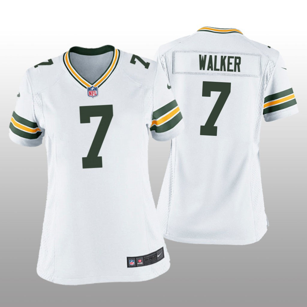 Green Bay Packers Quay Walker White Jersey Game Women's