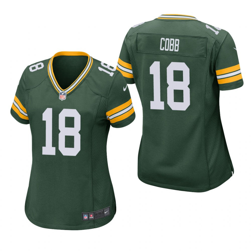 Green Bay Packers Randall Cobb Green Jersey Game Women's
