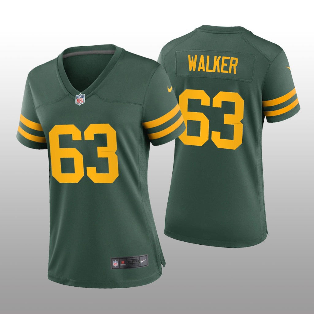 Green Bay Packers Rasheed Walker Green Jersey Alternate Game Women's