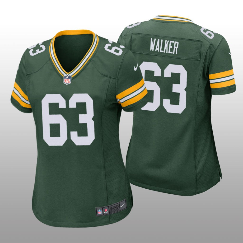 Green Bay Packers Rasheed Walker Green Jersey Game Women's