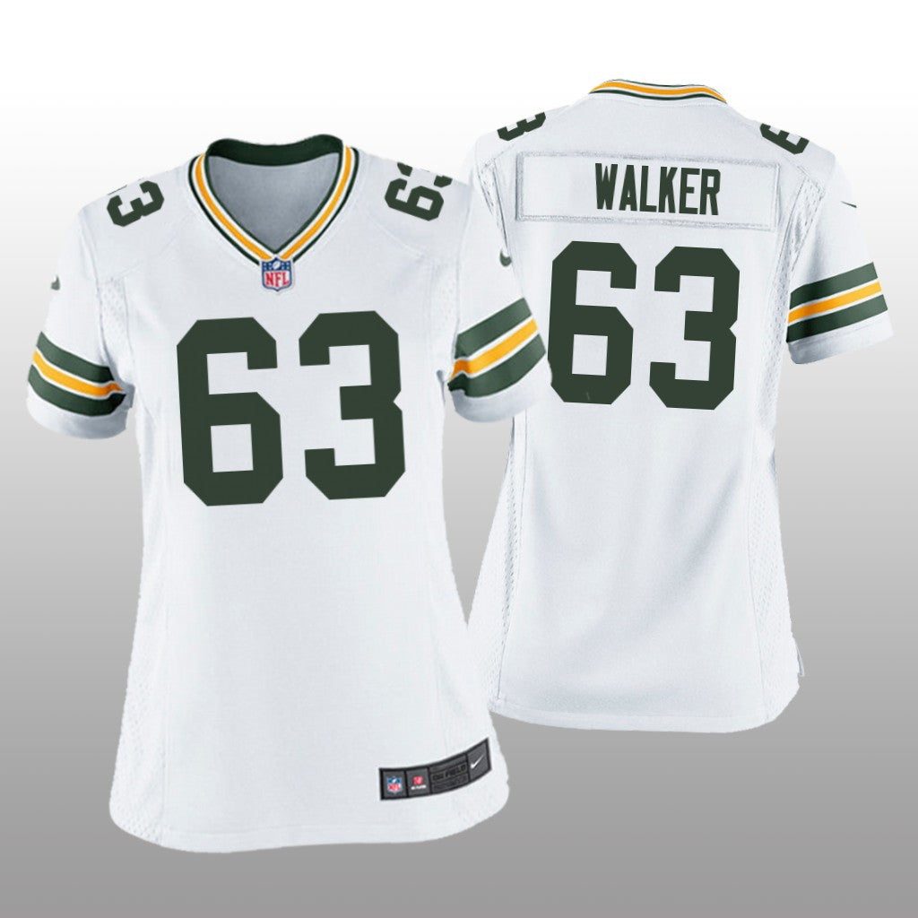 Green Bay Packers Rasheed Walker White Jersey Game Women's