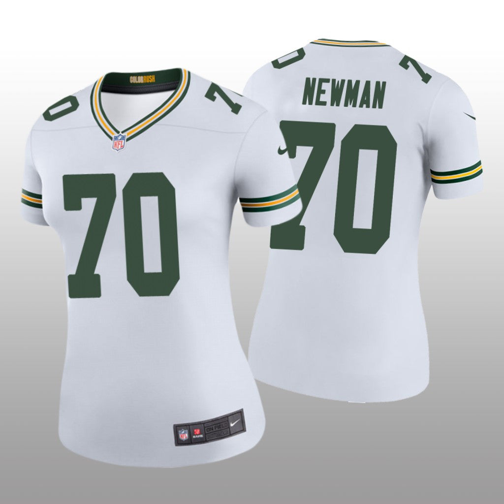 Green Bay Packers Royce Newman White Jersey Color Rush Legend Women's