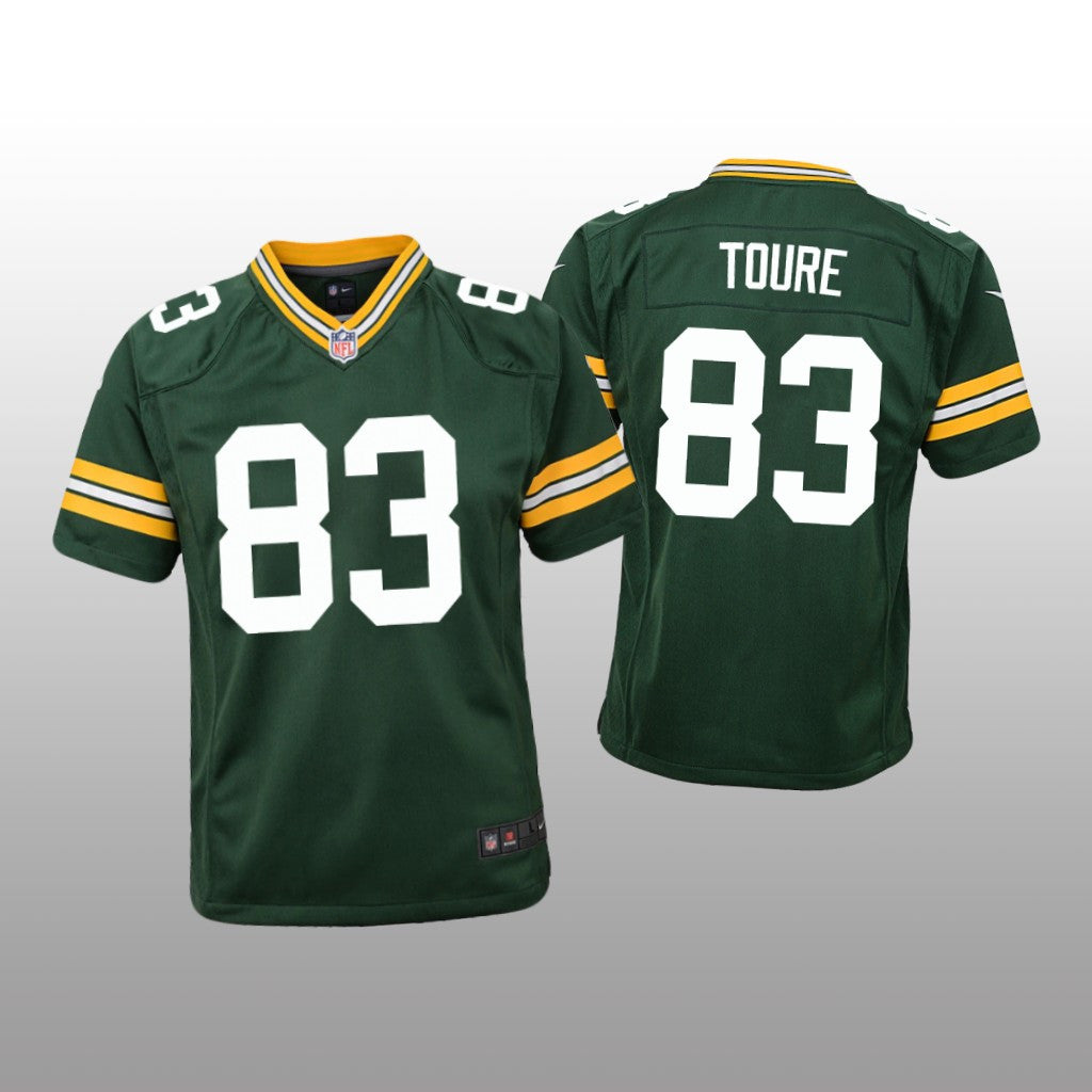 Green Bay Packers Samori Toure Green Jersey Game Youth